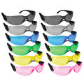 Bison Life Keystone Color Lens Black Temple Variety Safety Glasses (12-Pack) BL-KSSG1-CLBT-ADP-12